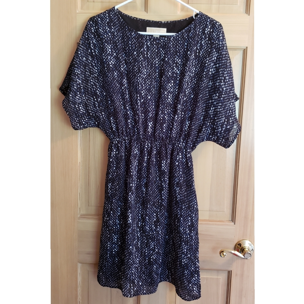 MICHAEL KORS Dress Small Blue White Women's